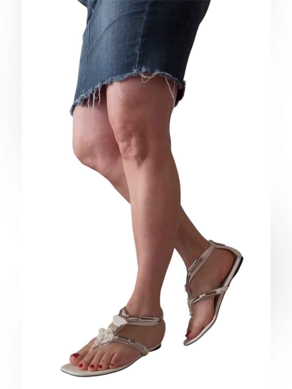 Gucci  T-Strap Knot thong Sandals sz. 38 - Picture 2 of 13